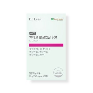 닥터린 액티브 활성엽산 800, 60정, 1개