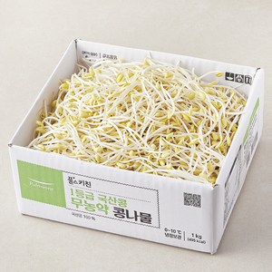 풀스키친 국내산 무농약 1등급 콩나물, 1kg, 1개