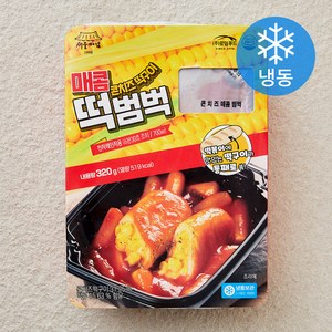 서울마님 매콤 콘치즈떡구이 떡범벅 (냉동), 320g, 1개