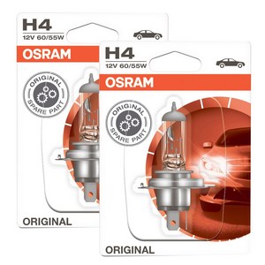 오스람 H4 오리지널 전조등 블리스터, 2개