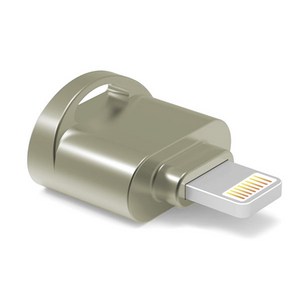 셀인스텍 아이폰 Lightning to USB MicoSD 메모리 OTG 리더기 IR-OT8, 512GB