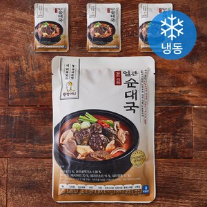 원할머니 얼큰 순대국 (냉동), 600g, 4개