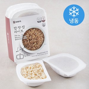 밥이야 밥맛밥라이트 현미밥 (냉동), 200g, 3개