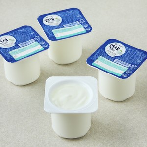 연세유업 연세 요거트 플레인, 80g, 4개입, 1개