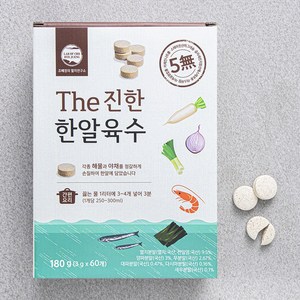 조혜정의멸치연구소 THE 진한 한알육수 60개입, 180g, 1개