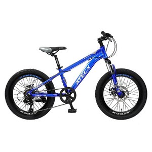 아텍스 컴포트 2000D 알루미늄 디스크브레이크 MTB 자전거 미조립 2400D, 블루, 150cm, 1개