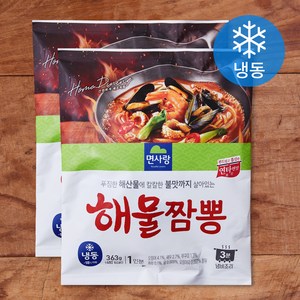 면사랑 해물짬뽕 1인분 (냉동), 363g, 2개