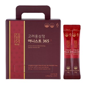 천양삼 6년근 고려홍삼정 어니스트 365 홍삼스틱 100포, 1kg, 1개