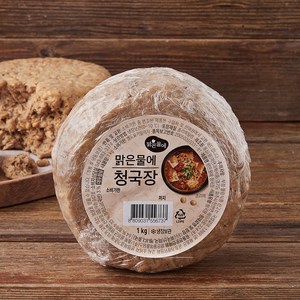 맑은물에 청국장, 1kg, 1개