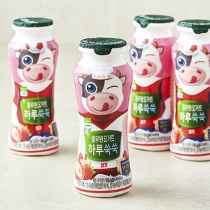 풀무원 요거트 하루 쑥쑥 딸기 4개입, 400ml, 1개