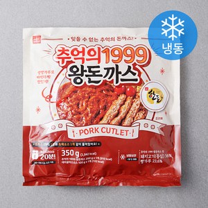 잇웨이브 추억의 1999 왕돈까스 (냉동), 350g, 1팩