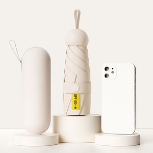 준성 초경량 머쉬룸 5단 암막 양우산 + 파우치 세트