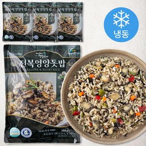 완도사랑 전복 영양톳밥 (냉동), 250g, 4개