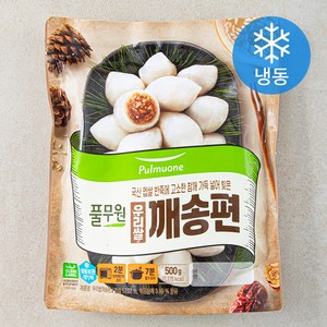 풀무원 우리쌀 깨송편 (냉동), 500g, 1개