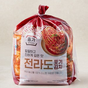 대상 종가 전라도 포기김치, 2.8kg, 1개