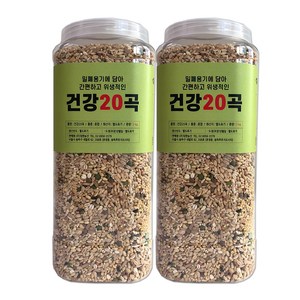 대한농산 통에담은 건강20곡, 2kg, 2개