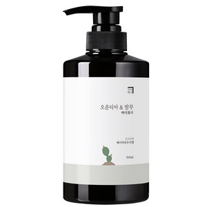 살림백서 오푼티아 앤 밤부 바디워시 베이비파우더향, 500ml, 1개