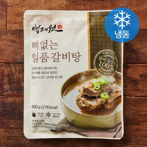 백제원 뼈없는 일품 갈비탕 (냉동), 600g, 1개