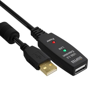 저스트링크 USB 2.0 리피터 연장케이블, 1개, 20m