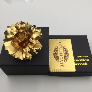 24K 골드 카네이션 브로치