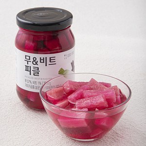 정성식품 무 & 비트 피클, 300g, 1개