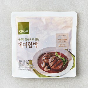 올가홀푸드 한우와 한돈으로 만든 데미함박, 155g, 1개