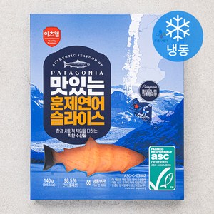 이츠웰 파타고니아 맛있는 훈제연어 슬라이스 (냉동), 140g, 1개