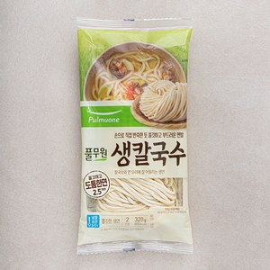 풀무원 생칼국수 2인분, 320g, 1개