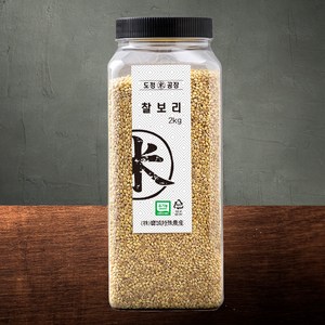 도정공장 유기농 찰보리, 2kg, 1개