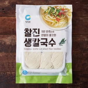 청정원 찰진 생칼국수, 450g, 1개