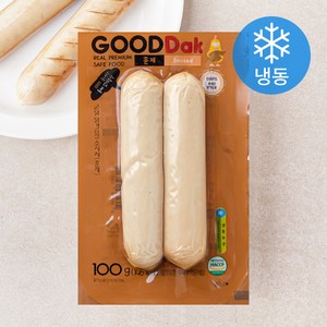 굳닭 닭가슴살 소시지 훈제 (냉동), 100g, 1개