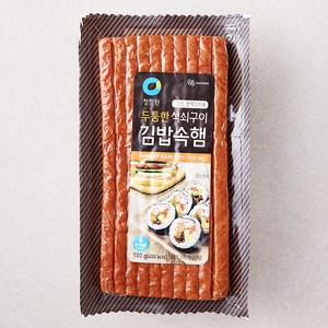 청정원 두툼한 석쇠구이 김밥속햄, 180g, 1개