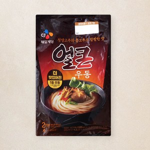 CJ제일제당 얼큰 우동 2인분, 464g, 1개