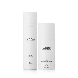 라곰 저자극 케어 셀러스 미스트 토너 120ml + 마일드 모이스쳐 크림 80ml 세트, 1세트