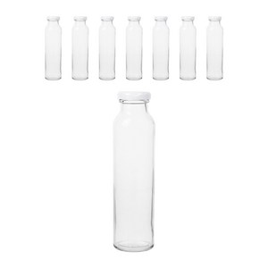 일자밀크티 공병 화이트, 300ml, 8개