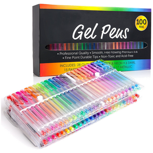 동아PMS Gel Peus 젤펜 100색 세트, 혼합색상, 1세트