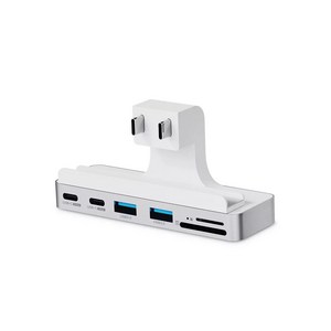 위즈플랫 뉴 아이맥 전용 고정일체형 썬더볼트 HDMI HUB USB허브 WIZ-UC70IMAC, 스페이스 그레이