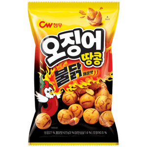 청우식품 오징어땅콩 불닭매운맛, 1개, 90g