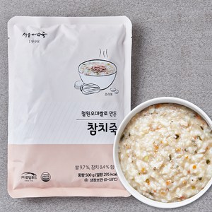 서울마님죽 참치죽, 500g, 1개