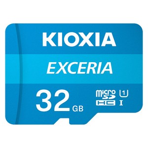 키오시아 EXCERIA 마이크로 메모리 카드 홈캠 블랙박스 CCTV SD LMEX1L032GG4, 32GB, 1개