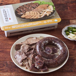 장충동왕족발 순대내장세트 550g, 1세트