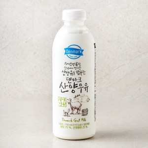 덴마크 산양 우유, 1개, 750ml