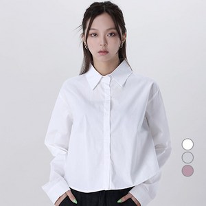 어썸어라운드 여성용 코지 세미 크롭 셔츠 AA50393
