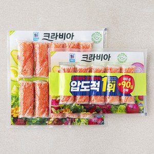 대림선 크라비아 맛살 180g + 90g 세트, 1세트