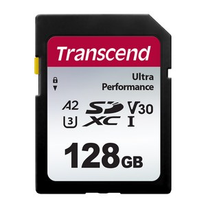 트랜센드 340S Ultra Performance SDXC 카드 TS128GUSD340S, 128GB, 1개