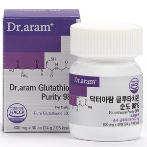 닥터아람 글루타치온 순도 98% 24g, 1개, 30정