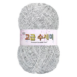 yana 고급 수세미 뜨개실 블링블링 80g, 148 은사, 1개