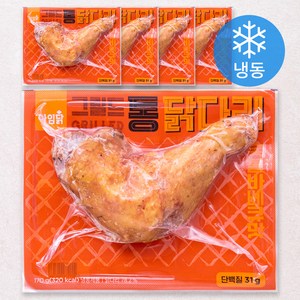 아임닭 그릴드 통 닭다리 숯불바베큐맛 (냉동), 170g, 5개입