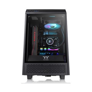 써멀테이크 Tower 100 미니 ITX 미들타워 블랙 The Tower 100 Black