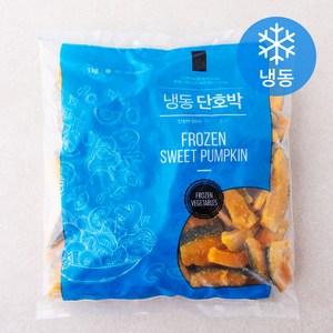 냉동식품 단호박 슬라이스 (냉동), 1kg, 1개